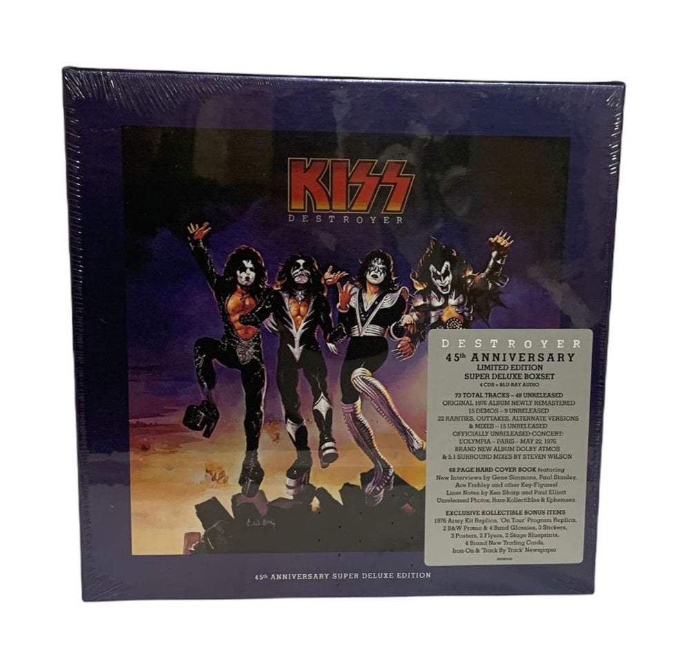 Kiss Destroyer - 45th Anniversary Edition - 4-CD/1-Blu Ray US CD Album Box Set 602438184088