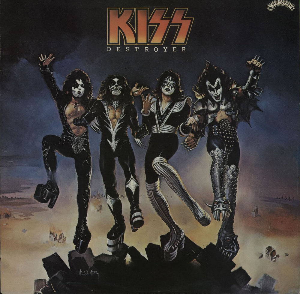 Kiss Destroyer UK vinyl LP album (LP record) CAL2009