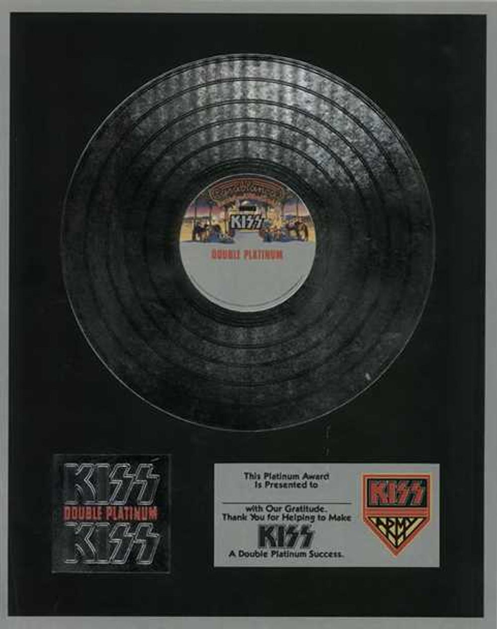 Kiss Double Platinum - Complete Japanese 2-LP vinyl record set (Double LP Album)