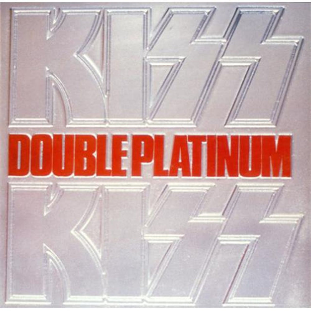 Kiss Double Platinum UK 2-LP vinyl record set (Double LP Album) PRID8