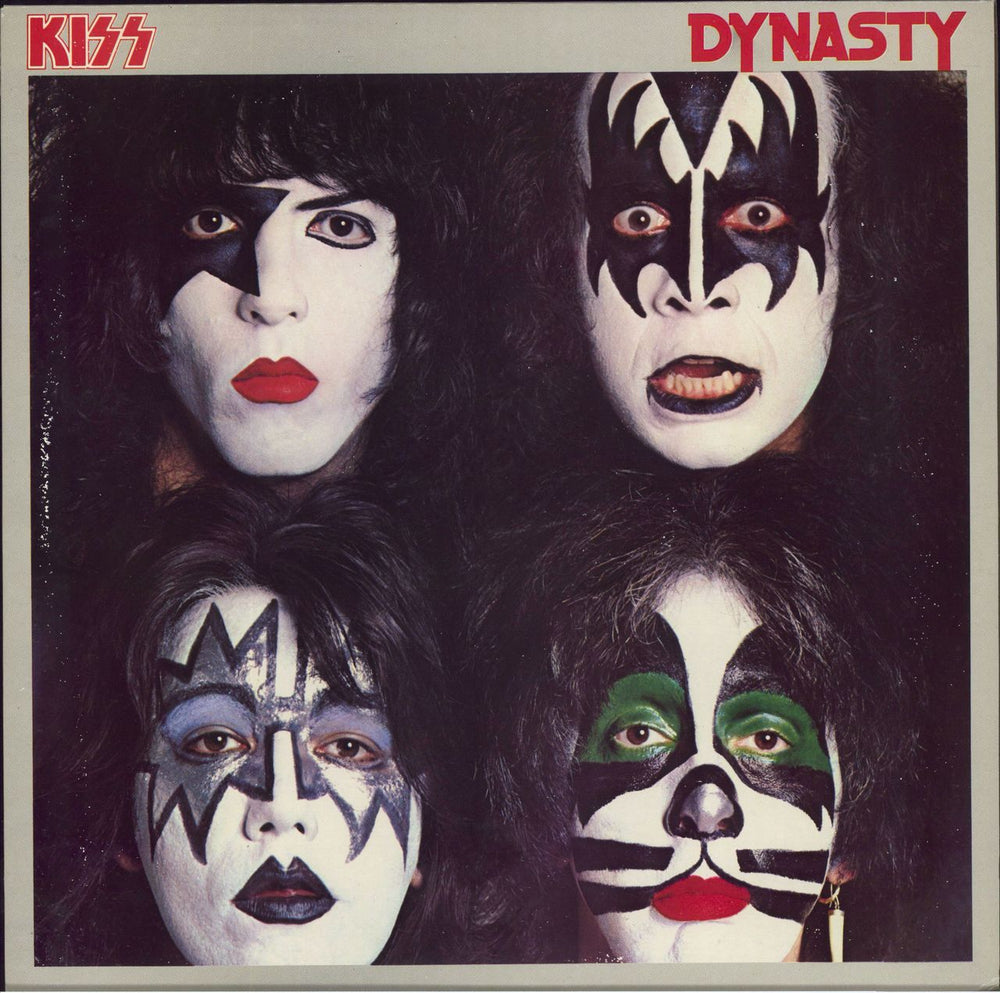 Kiss Dynasty + Poster UK vinyl LP album (LP record) CALH2051