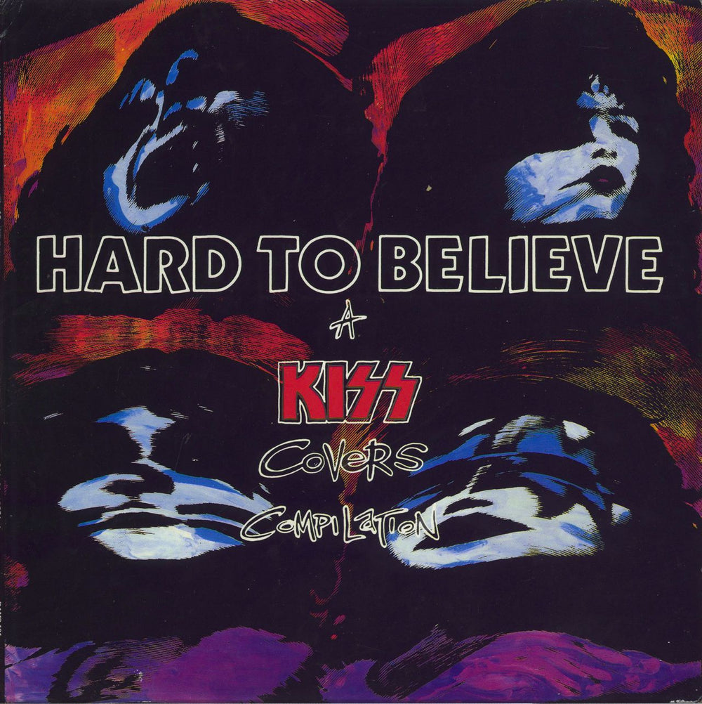 Kiss Hard To Believe A Kiss Covers Compilation French vinyl LP album (LP record) DAMP121