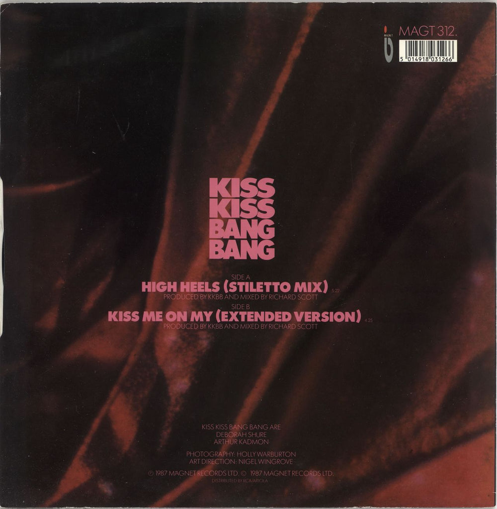 Kiss Kiss Bang Bang High Heels UK 12" vinyl single (12 inch record / Maxi-single) 5014918031266