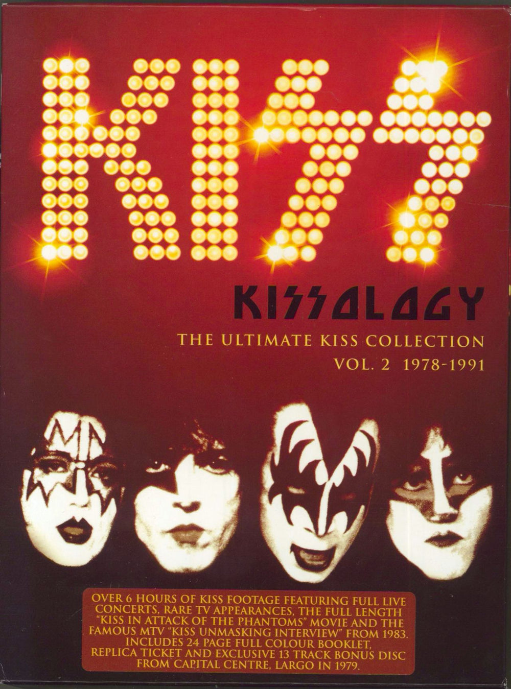 Kiss Kissology: The Ultimate Kiss Collection Vol. 2 1978-1991 UK DVD EREDV748