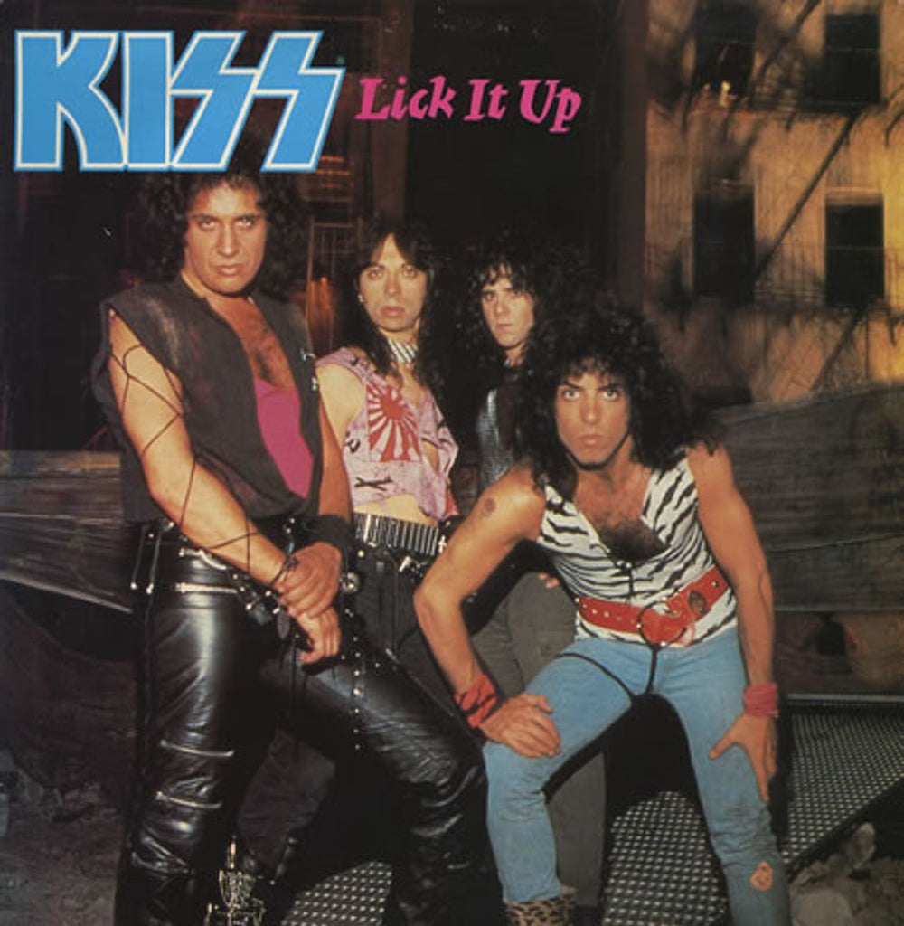 Kiss Lick It Up UK 12" vinyl single (12 inch record / Maxi-single) KISS512