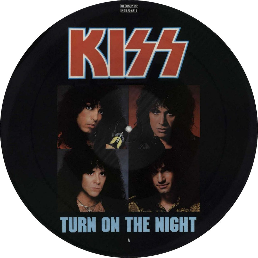 Kiss Turn On The Night UK 12" vinyl picture disc (12 inch picture record) KISSP912