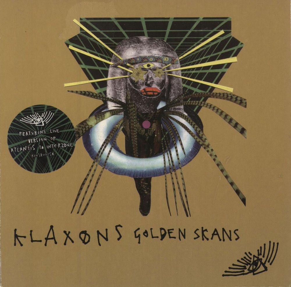 Klaxons Golden Skans UK 7" vinyl single (7 inch record / 45) RINSE002SX