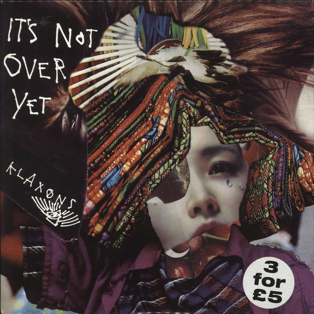 Klaxons It's Not Over Yet - Clear Vinyl UK 7" vinyl single (7 inch record / 45) RINSE004S