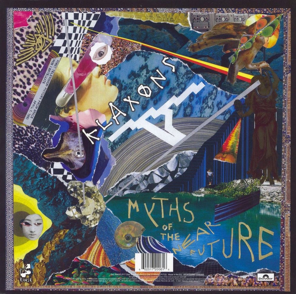 Klaxons Myths Of The Near Future - Reissue UK 2-LP vinyl record set (Double LP Album) 0602517200616