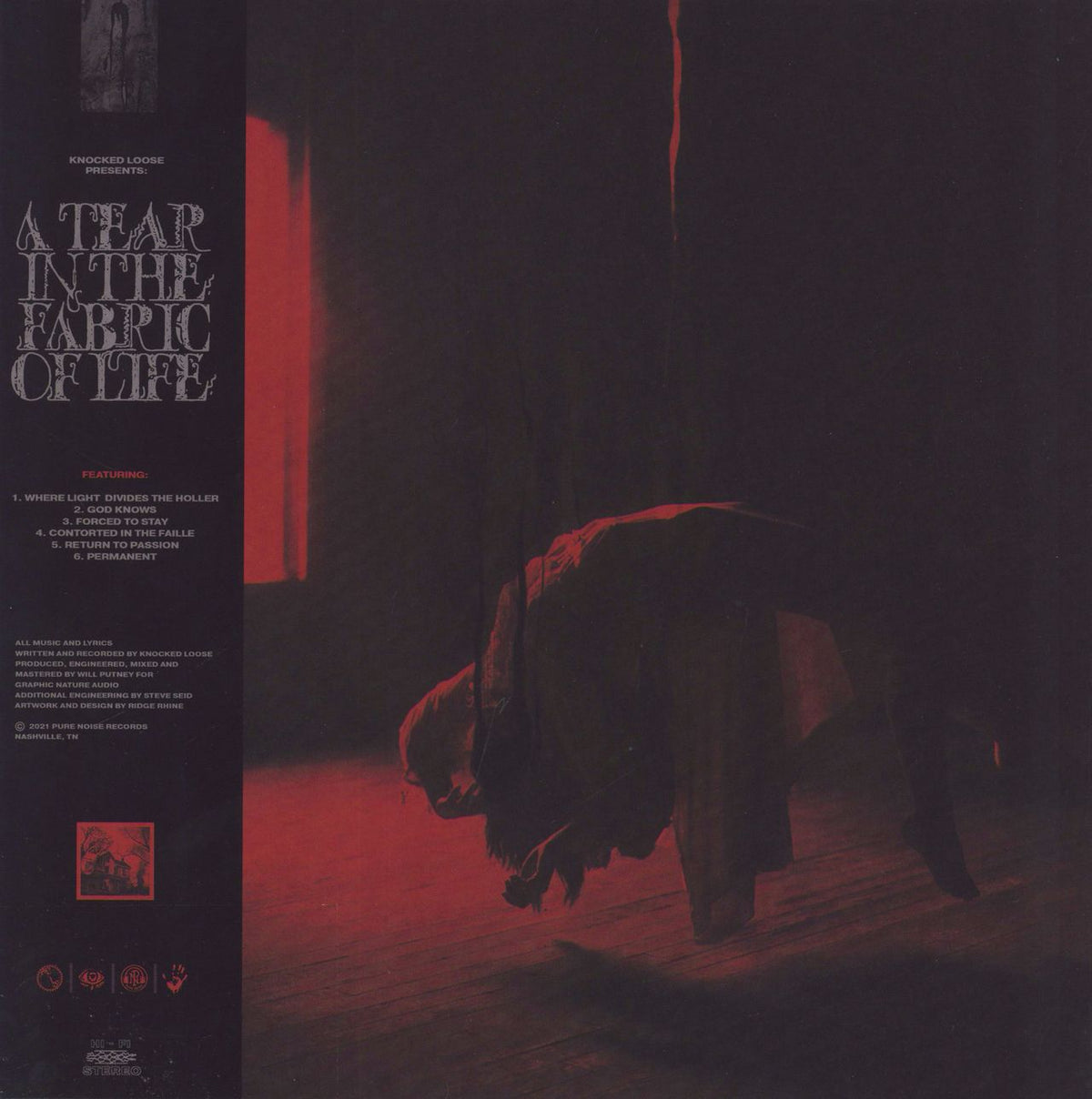 Knocked Loose A Tear In The Fabric Of Life Blood Red/Black/Transluce