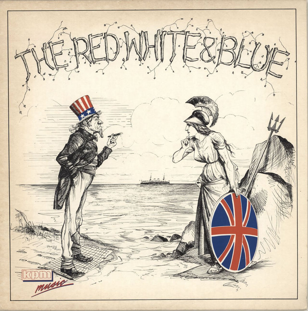 KPM Library The Red White And Blue UK vinyl LP album (LP record) KPM1273