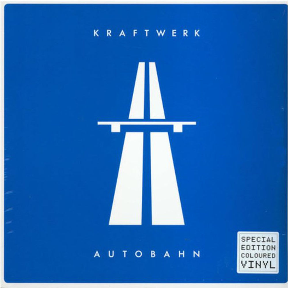 Kraftwerk Autobahn - Blue Vinyl - Sealed UK vinyl LP album (LP record) KRALPAU753965