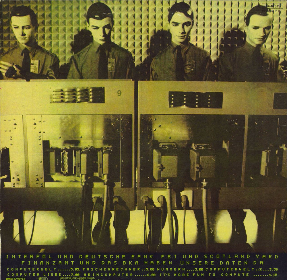 Kraftwerk Computerwelt German vinyl LP album (LP record)