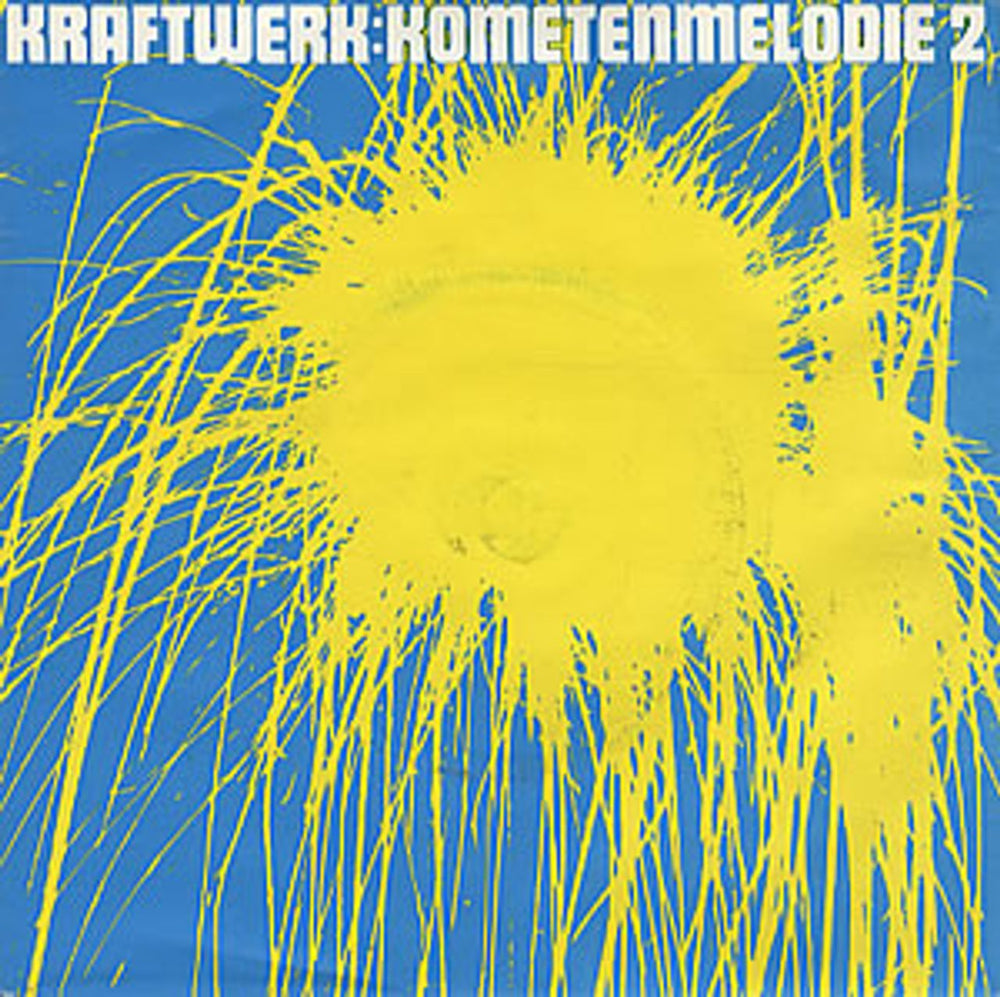 Kraftwerk Kometenmelodie 2 UK 7" vinyl single (7 inch record / 45) VER3