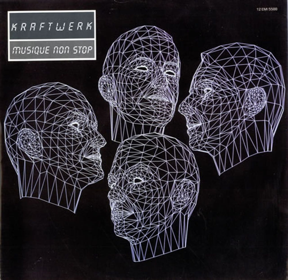 Kraftwerk Musique Non Stop UK 12" vinyl single (12 inch record / Maxi-single) 12EMI5588