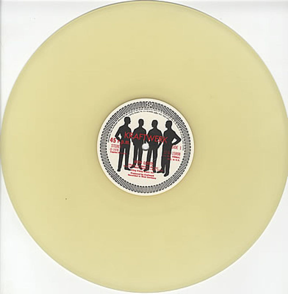 Kraftwerk Neon Lights - Luminous UK 12" vinyl single (12 inch record / Maxi-single) KRA12NE20750