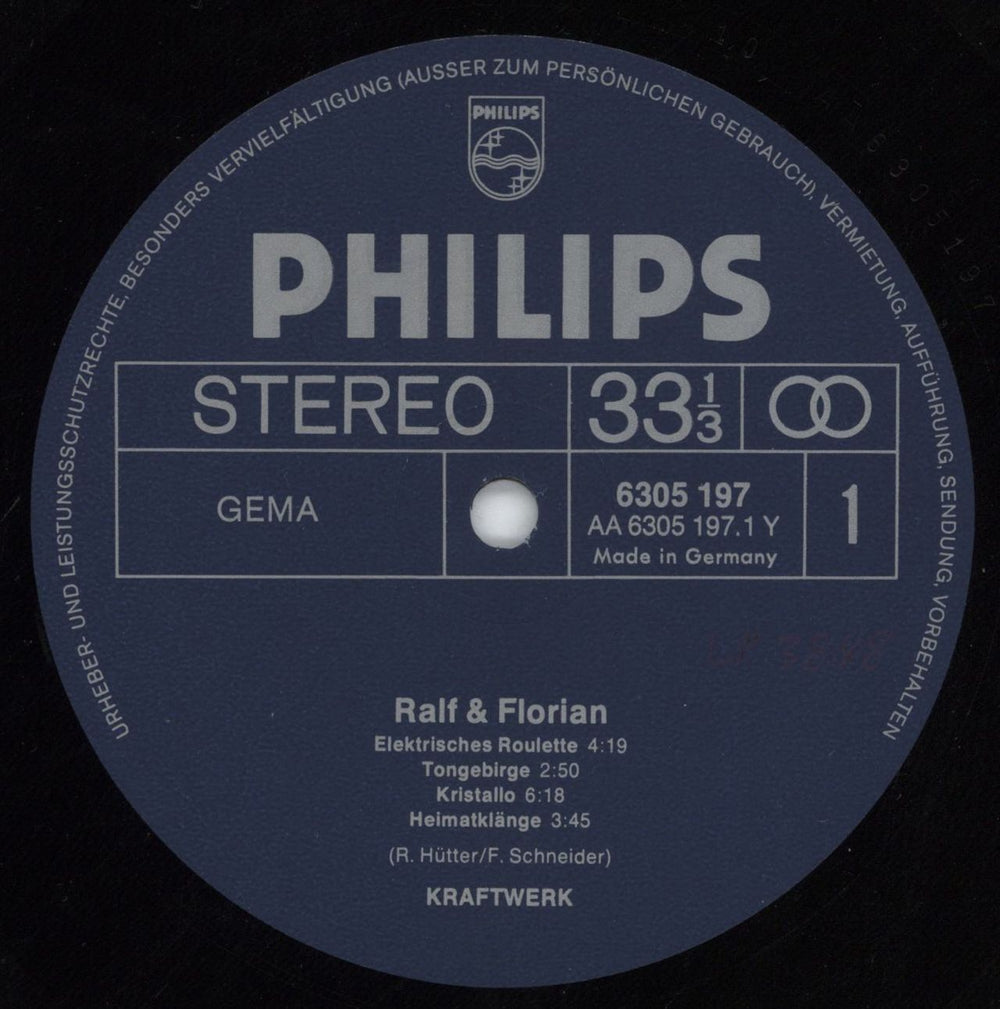 Kraftwerk Ralf And Florian + Fold Out Comic German vinyl LP album (LP record) KRALPRA90673
