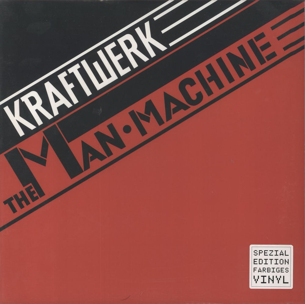 Kraftwerk The Man Machine: Remastered - 180gm Red Vinyl UK vinyl LP album (LP record) 5099996602218