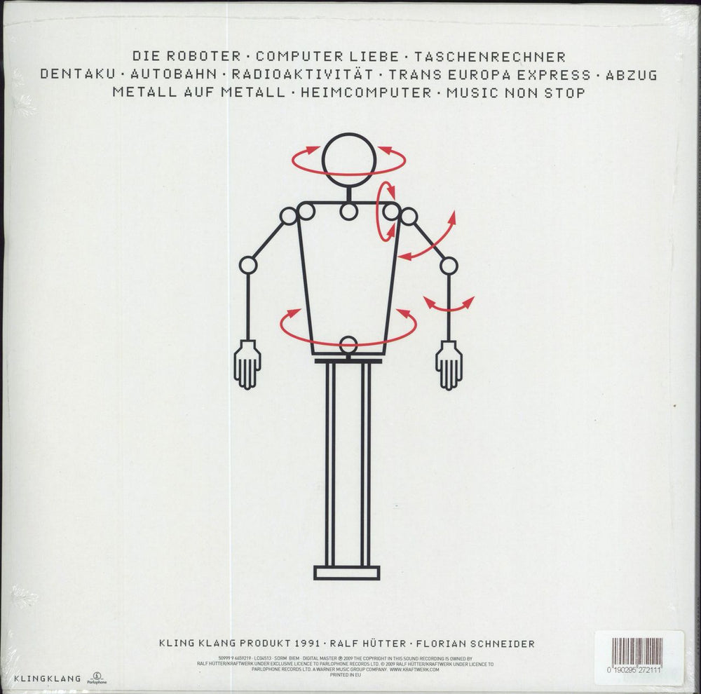 Kraftwerk The Mix: German Version - White Vinyl - Sealed German 2-LP vinyl record set (Double LP Album) 190295272111