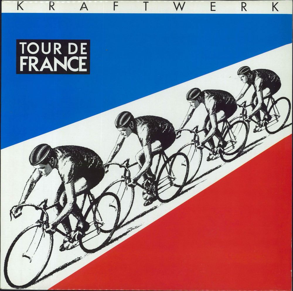 Kraftwerk Tour De France - Promo Stickered German Promo 12" vinyl single (12 inch record / Maxi-single) 8874216