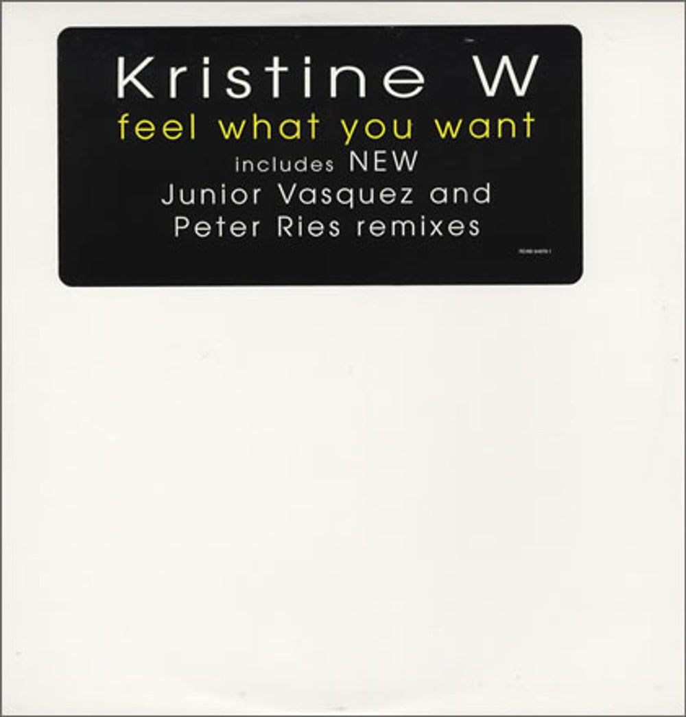 Kristine W Feel What You Want US Promo 12" vinyl single (12 inch record / Maxi-single) RDAB64879-1