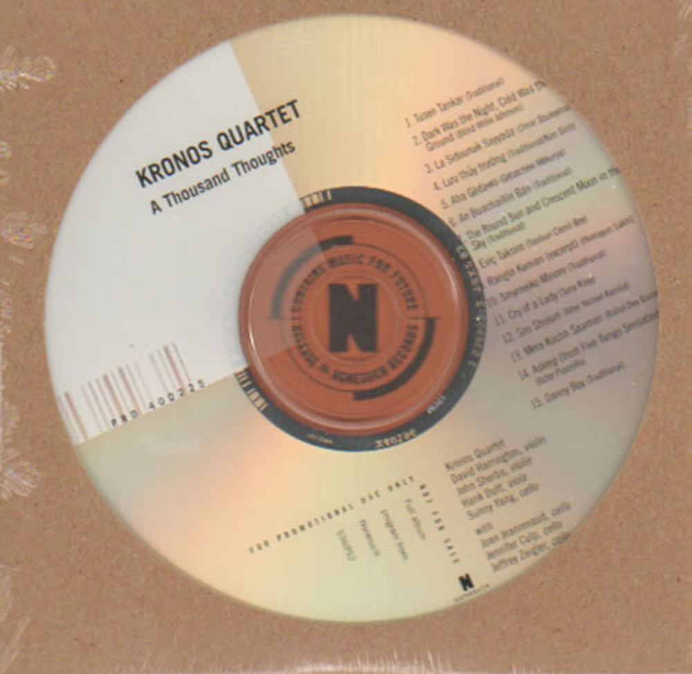 Kronos Quartet A Thousand Thoughts - Sealed UK Promo CD album (CDLP) PRO400225