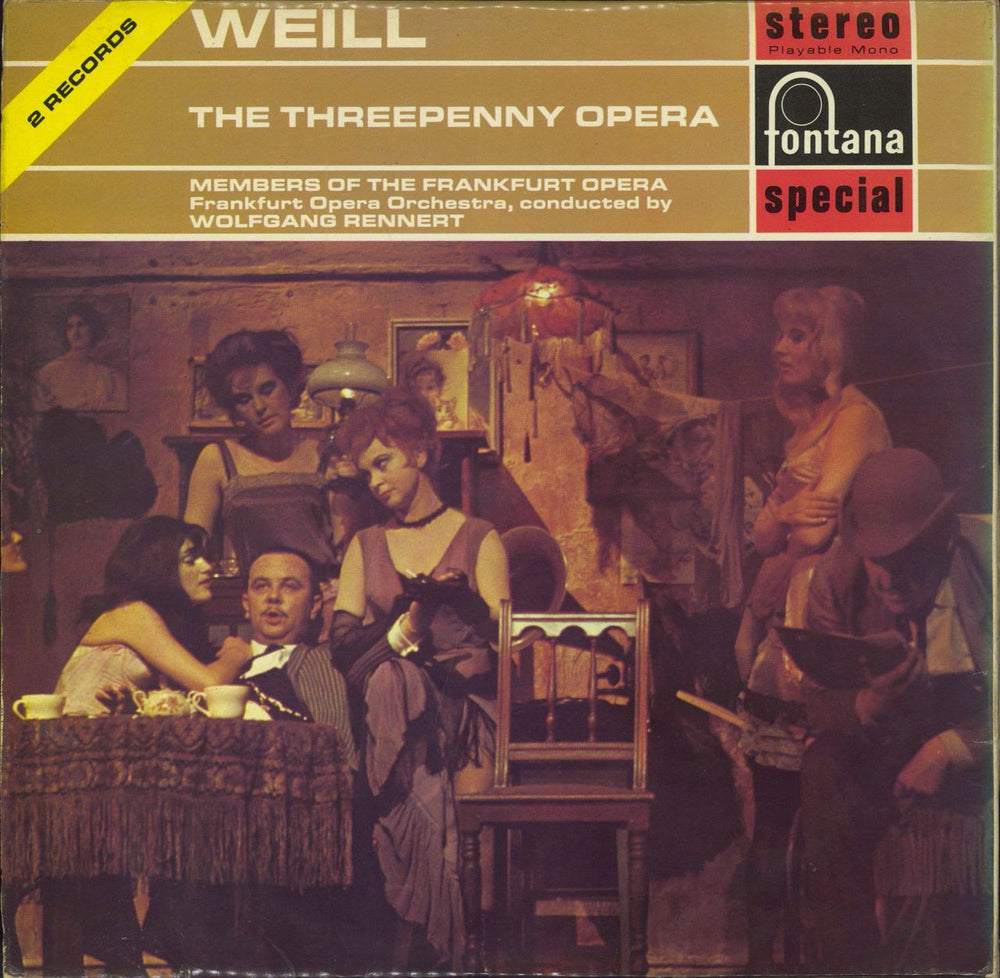 Kurt Weill The Threepenny Opera UK 12" vinyl picture disc (12 inch picture record)