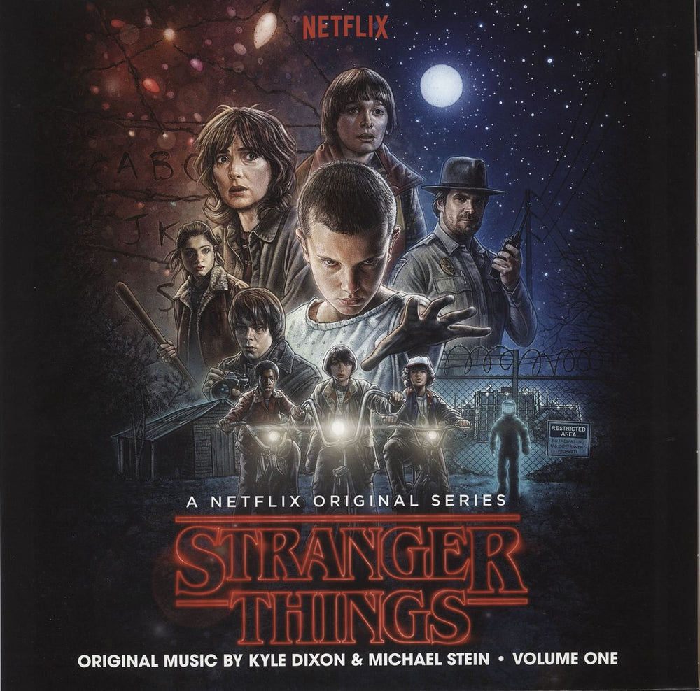 Kyle Dixon & Michael Stein Stranger Things: Volume One - Aquamarine with White & Black Splatter Vinyl UK 2-LP vinyl record set (Double LP Album) INV176LP