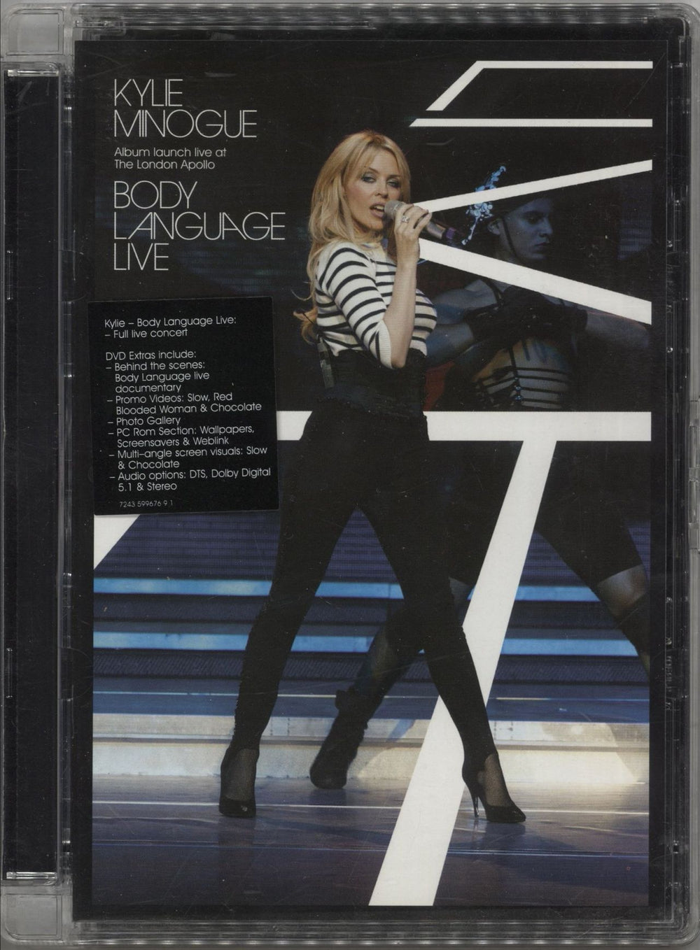 Kylie Minogue Body Language Live UK DVD 5996769