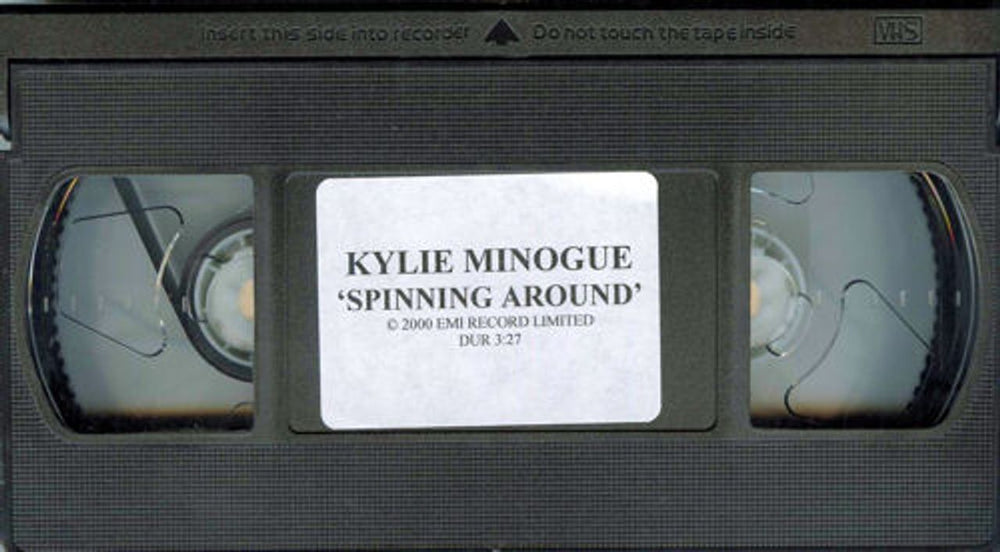 Kylie Minogue Can't Get You Out Of My Head UK Promo video (VHS or PAL or NTSC) PROMO VIDEO