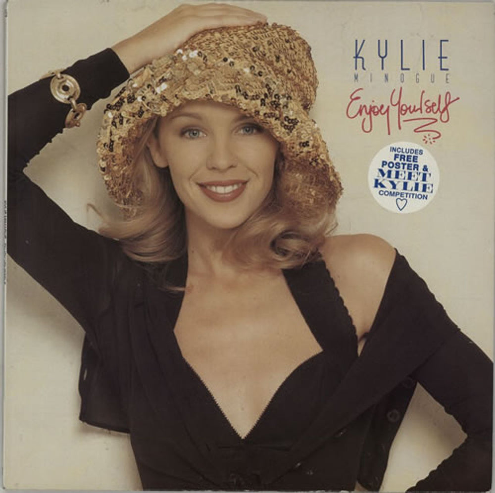 Kylie Minogue Enjoy Yourself + Poster UK Vinyl LP — RareVinyl.com