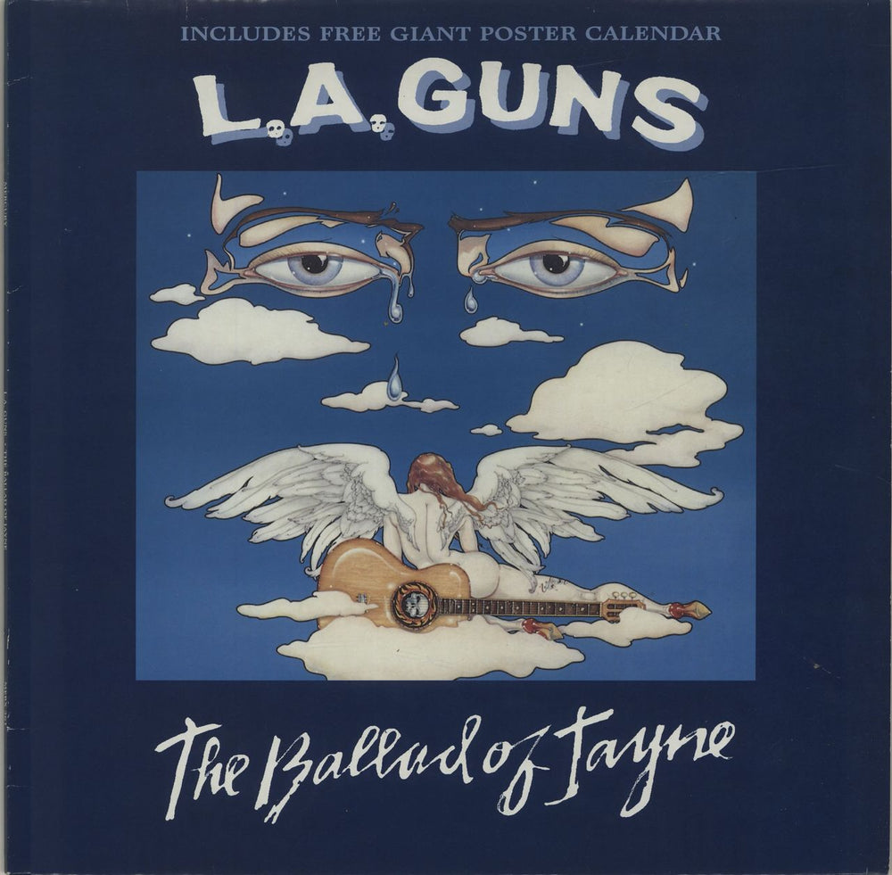 L.A. Guns The Ballad Of Jayne + Poster UK 12" vinyl single (12 inch record / Maxi-single) MERX361