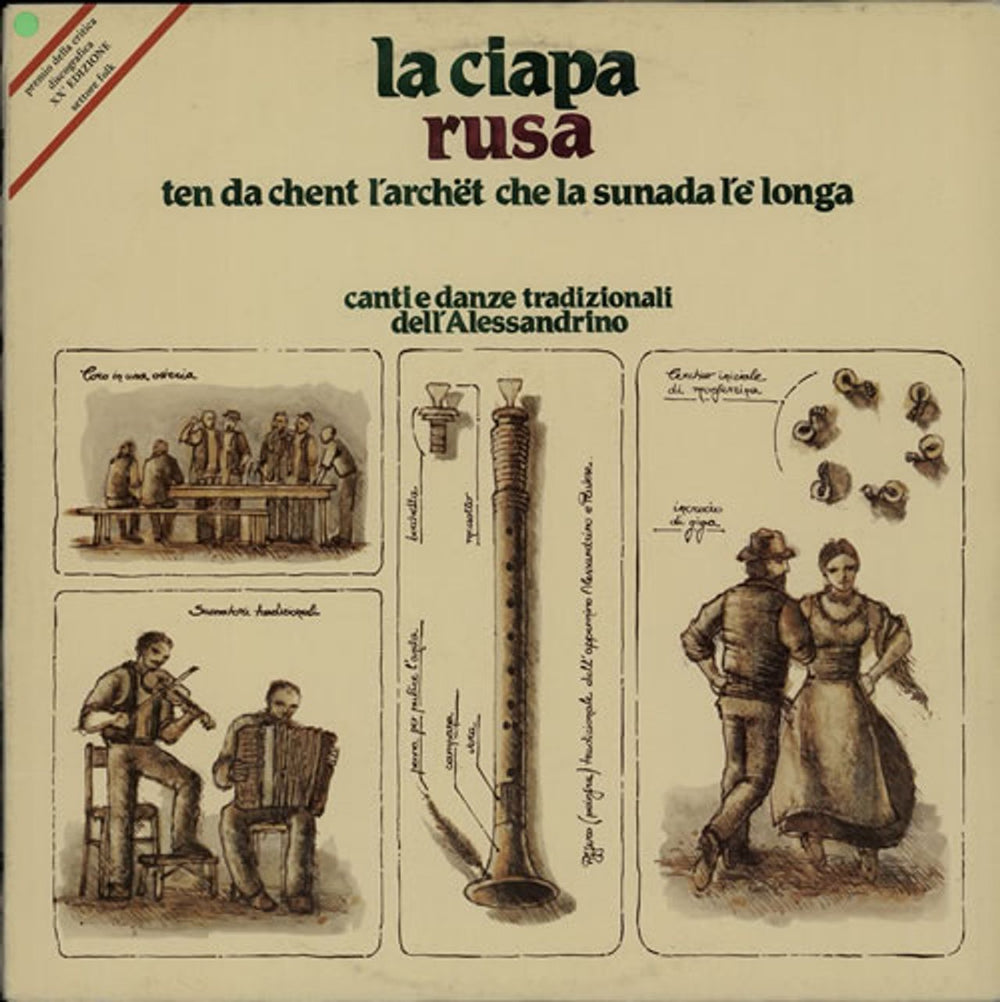 La Ciapa Rusa Ten Da Chent L'Archët Che La Sunada L'e' Longa Italian vinyl LP album (LP record) D08