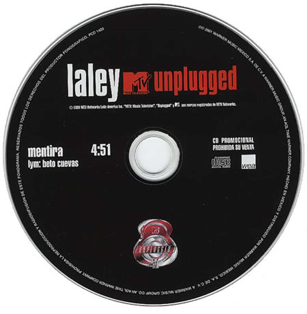 La Ley Mentira Mexican Promo CD single (CD5 / 5") EYLC5ME236945