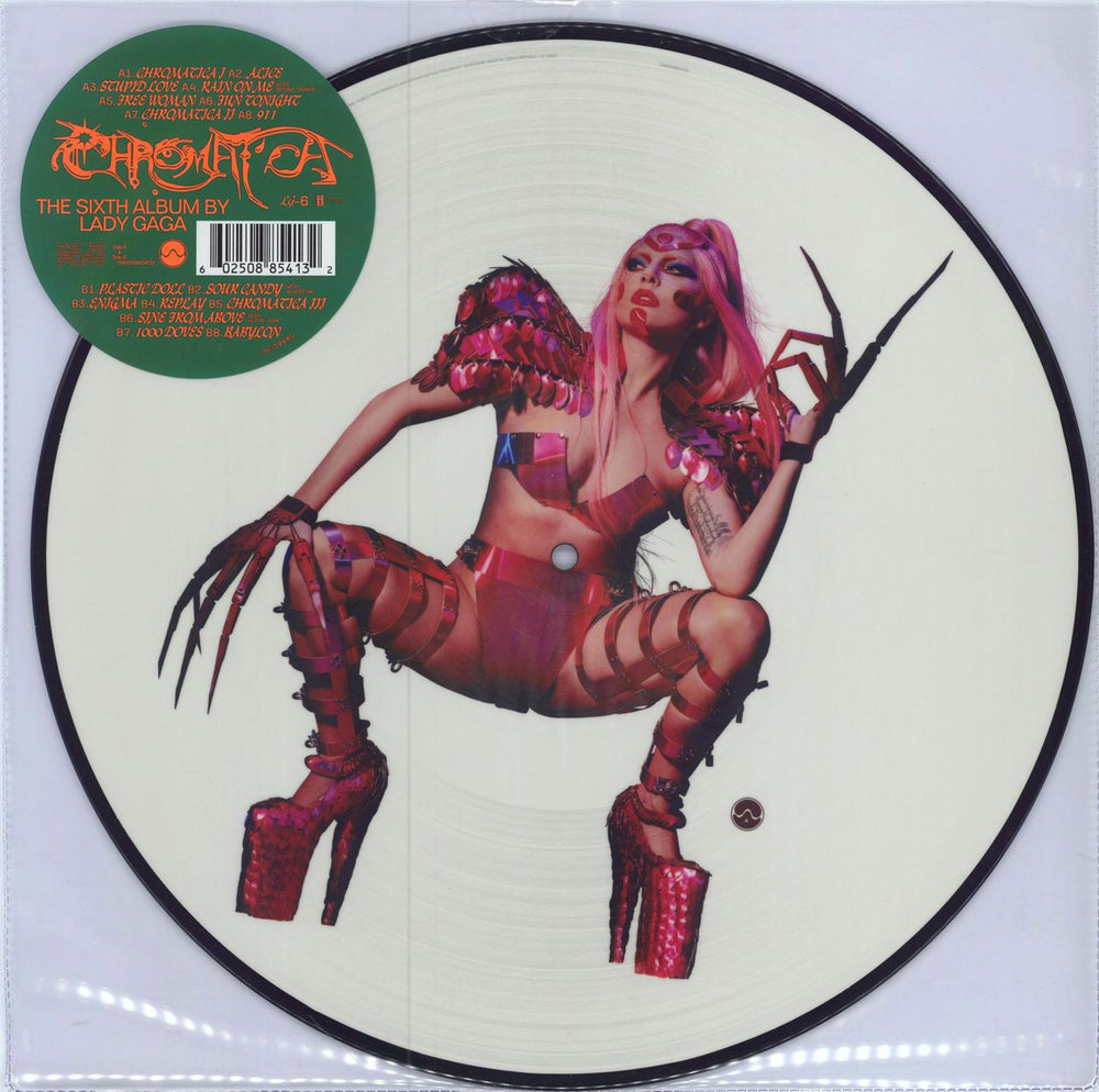 Lady Gaga Chromatica - Sticker-Sealed UK picture disc LP (vinyl picture disc album) 00602508854132