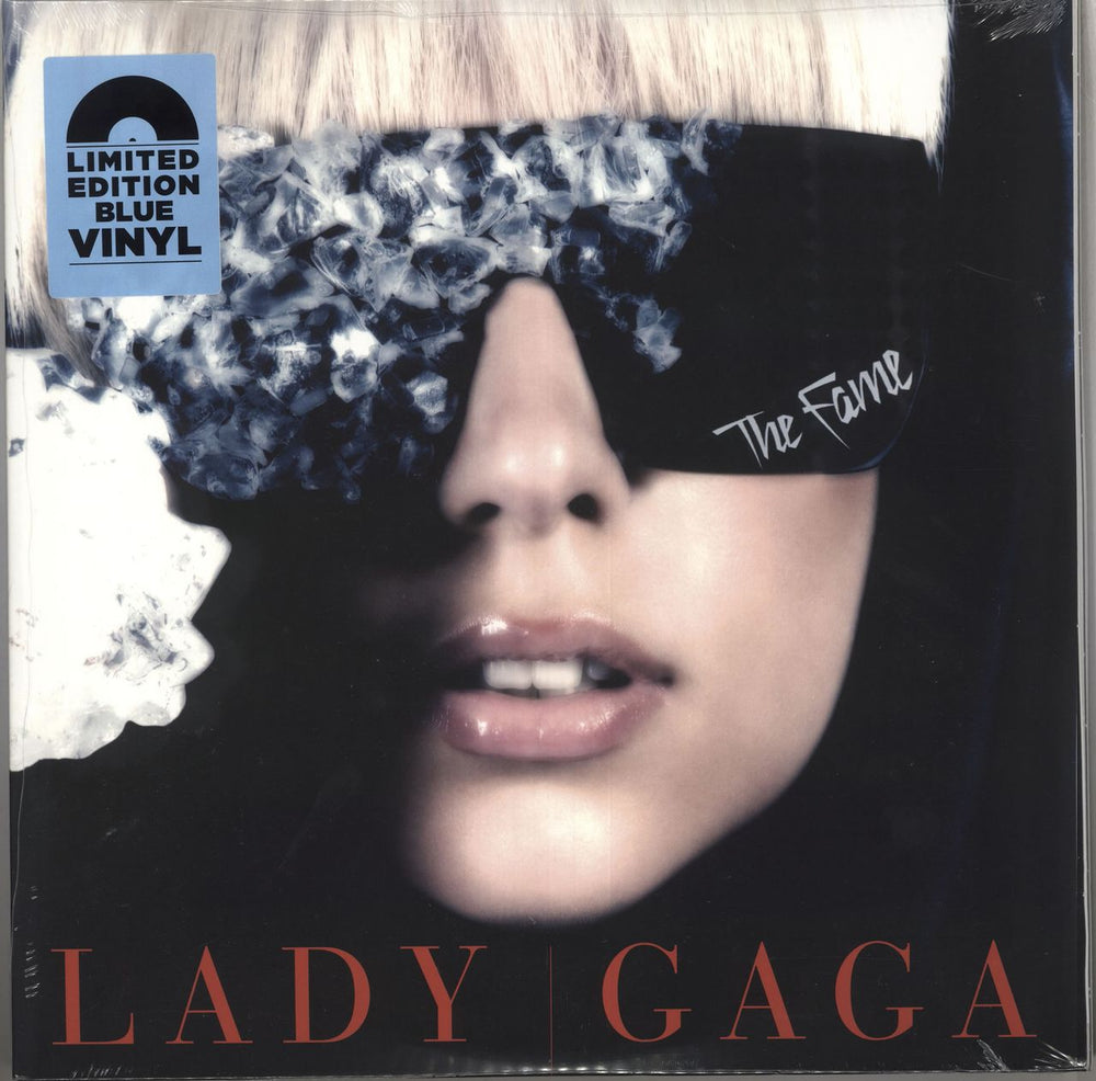 Lady Gaga The Fame - Blue Vinyl - Sealed UK 2-LP vinyl record set (Double LP Album) 00602577629150