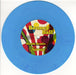 Ladyfuzz Bouncy Ball - Blue Vinyl UK 7" vinyl single (7 inch record / 45) LF107BO353244