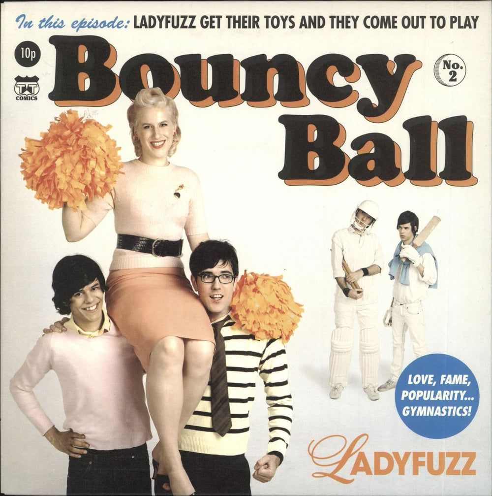 Ladyfuzz Bouncy Ball UK 7" vinyl single (7 inch record / 45) TRANS024