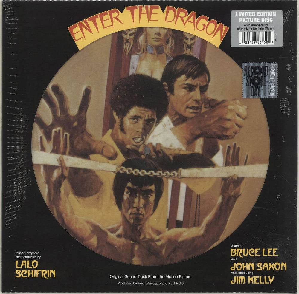 Lalo Schifrin Enter The Dragon - RSD18 - Sealed UK picture disc LP (vinyl picture disc album) R12727