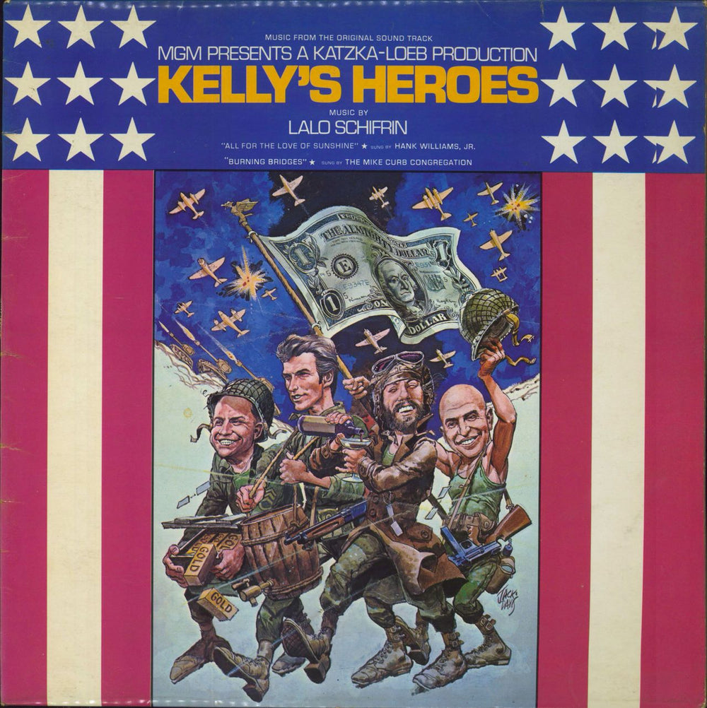 Lalo Schifrin Kelly's Heroes - VG UK vinyl LP album (LP record) 2315019