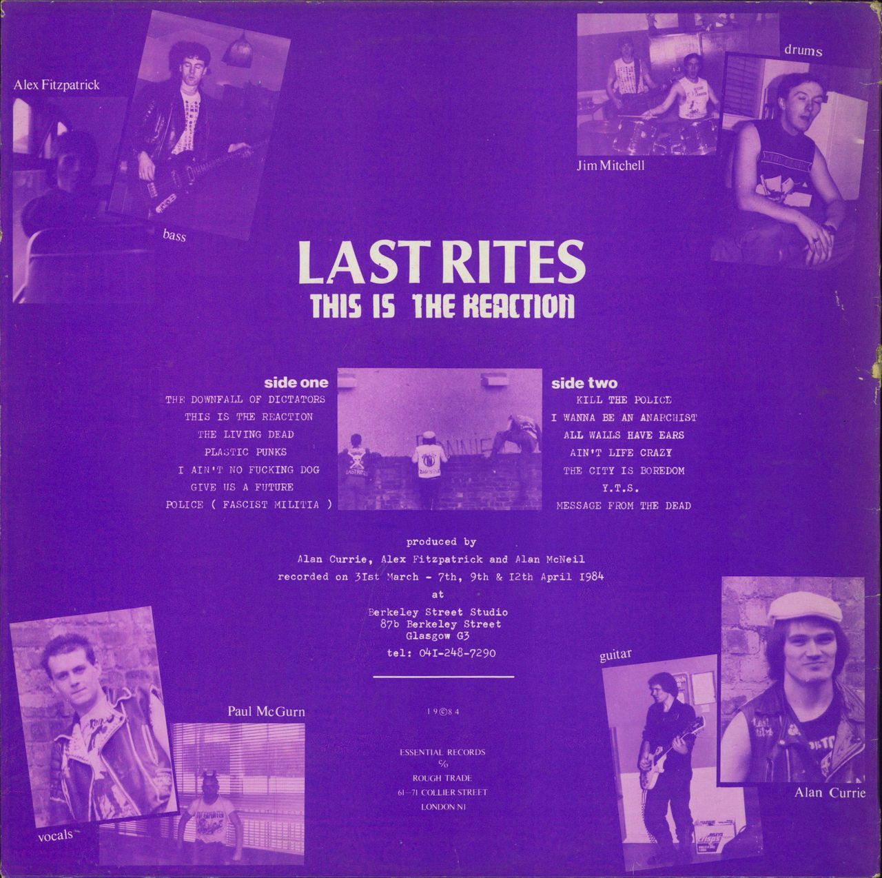 Last Rites This Is The Reaction UK Vinyl LP — 