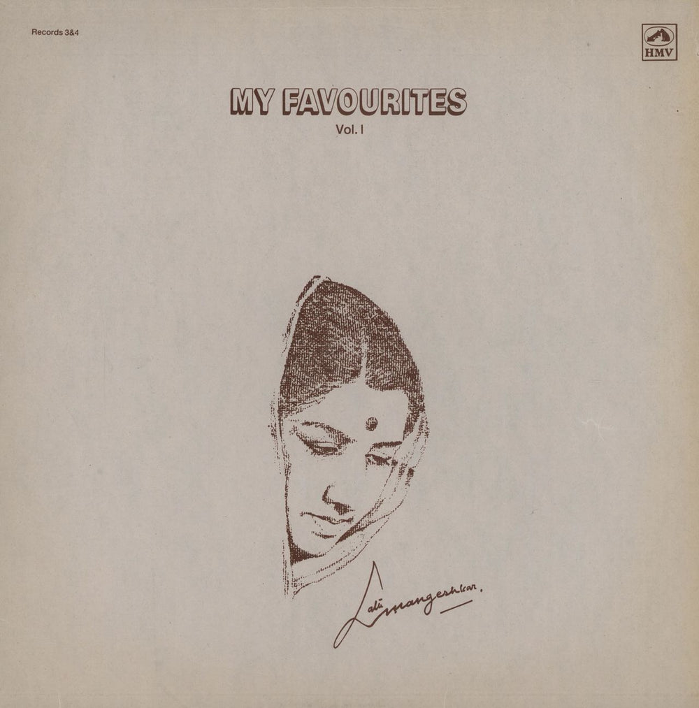 Lata Mangeshkar My Favourites Vol. 1 & 2 Indian 4-LP vinyl album record set PMLP1170/71/PMLP1223/24