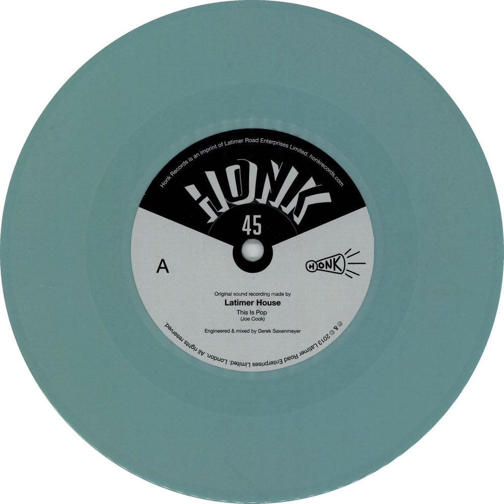 Latimer House This Is Pop - Green Vinyl UK 7" vinyl single (7 inch record / 45) 3D207TH765187