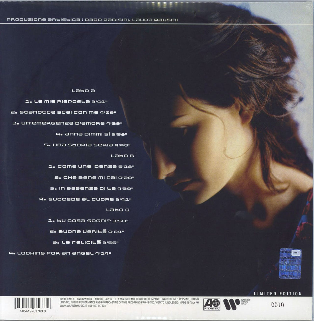 Laura Pausini La Mia Risposta - 180gm White Vinyl Italian 2-LP vinyl record set (Double LP Album) 5054197617638