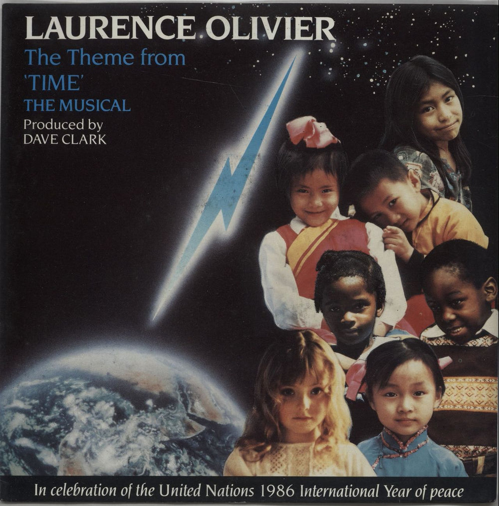 Laurence Olivier The Theme From 'Time' The Musical UK 7" vinyl single (7 inch record / 45) EMI5539