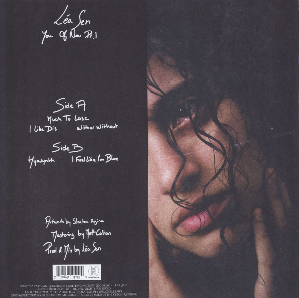 Lea Sen You Of Now Pt.1 EP - Blue Vinyl UK 12" vinyl single (12 inch record / Maxi-single) 720841132530