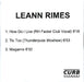 Leann Rimes How Do I Live UK Promo CD-R acetate CD-R ACETATE