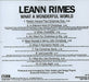 Leann Rimes What A Wonderful World US Promo CD album (CDLP) LRICDWH307793