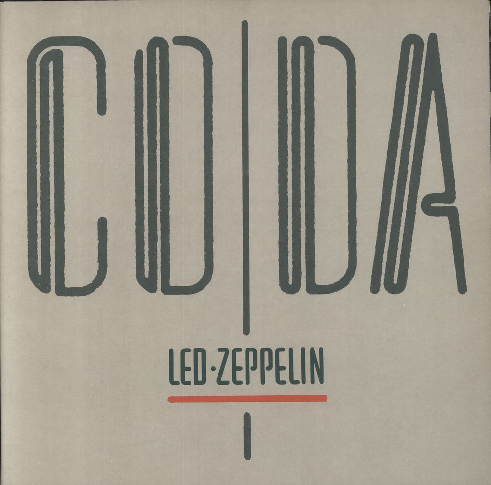 Led Zeppelin Coda - 1st Irish vinyl LP album (LP record) 79.0051-1