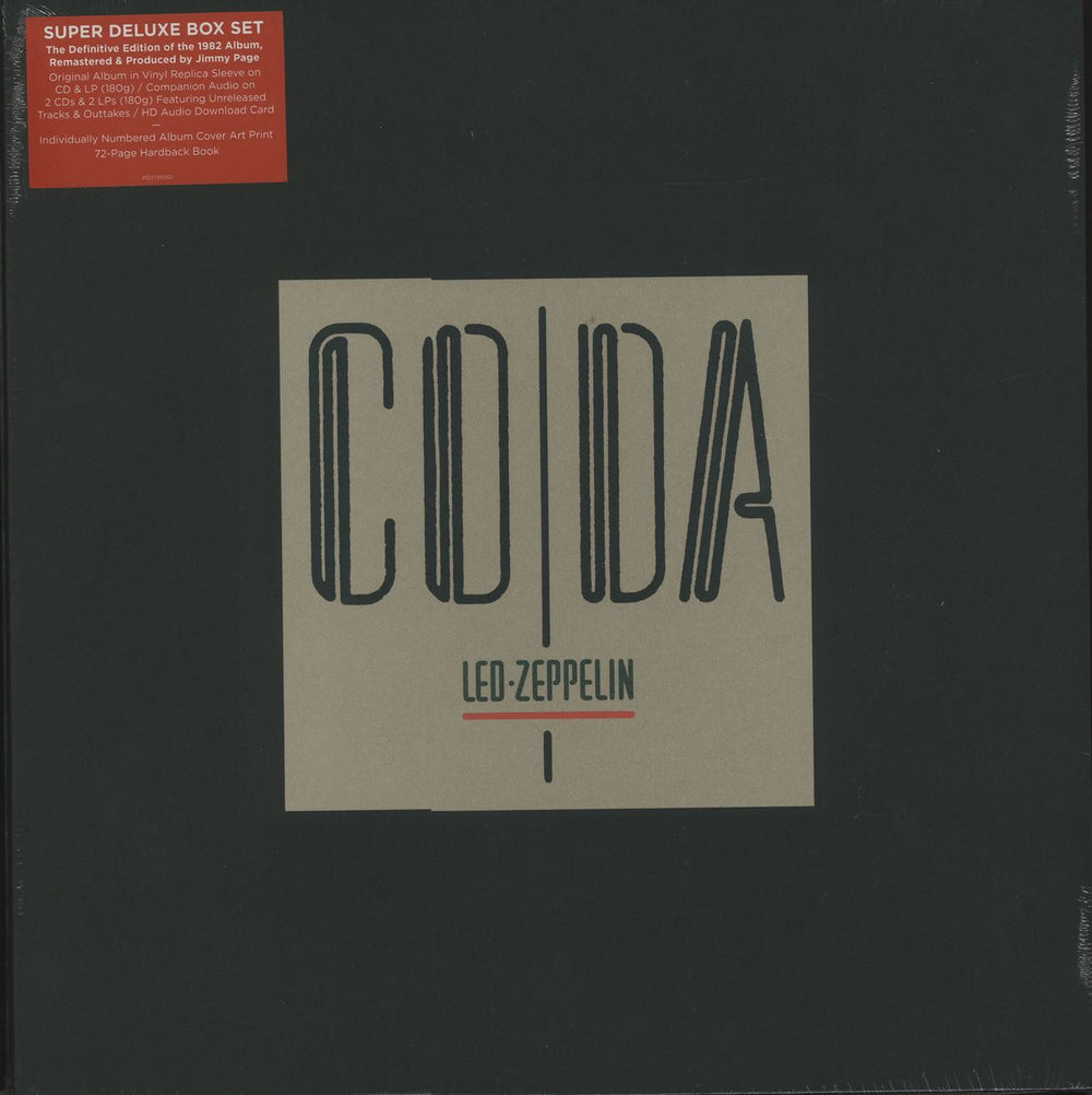 Led Zeppelin Coda - Numbered Super Deluxe Boxed Set - Sealed UK Vinyl Box Set 81227955823